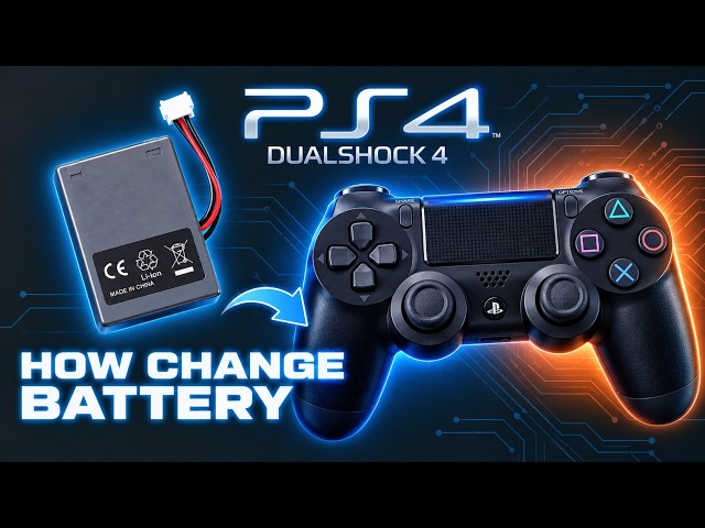 Sony PlayStation 4 | DualShock 4 (CUH-ZCT1) How to Change the Battery – Easy Guide