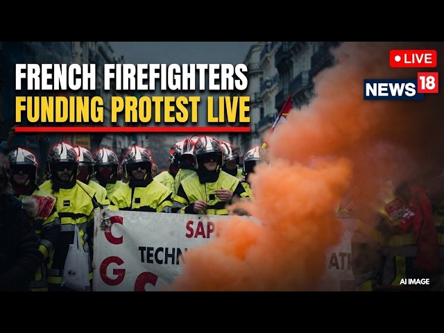 Live: French Firefighters Protest In Paris, Demand More Resources And Funding After Summer Wildfires