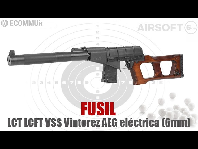 ✅ LCT LCFT VSS Vintorez 6mm Electric AEG Rifle | Review in Spanish