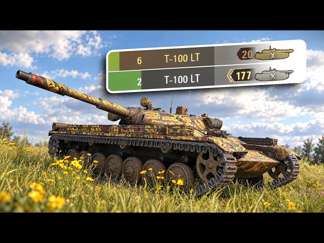 T-100 LT: Two Speed Demons In Action - World of Tanks