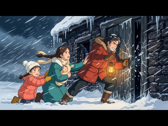A Family Survives a Deadly Snowstorm and Rescues a Helpless Grandmother | Ghibli ASMR