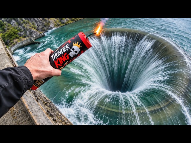 What Happens When You Throw EVERYTHING Into a Giant Whirlpool?