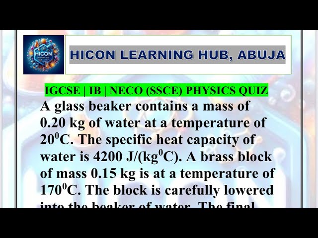 Specific Heat Capacity Trap: Most Students run away from this.❤️✌️💕👍💁