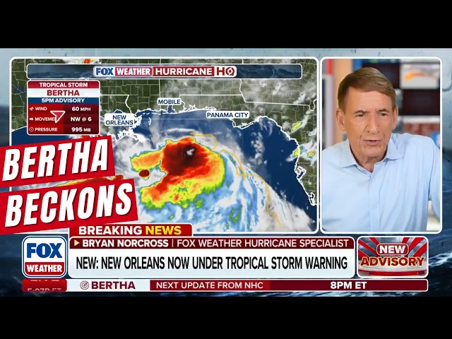 New Orleans Under Tropical Storm Warning As Bertha Approaches