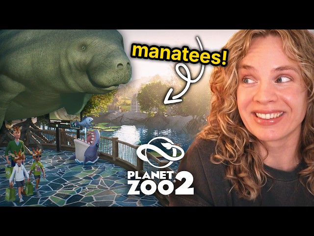 I Built The COOLEST Manatee Habitat In Planet Zoo 2