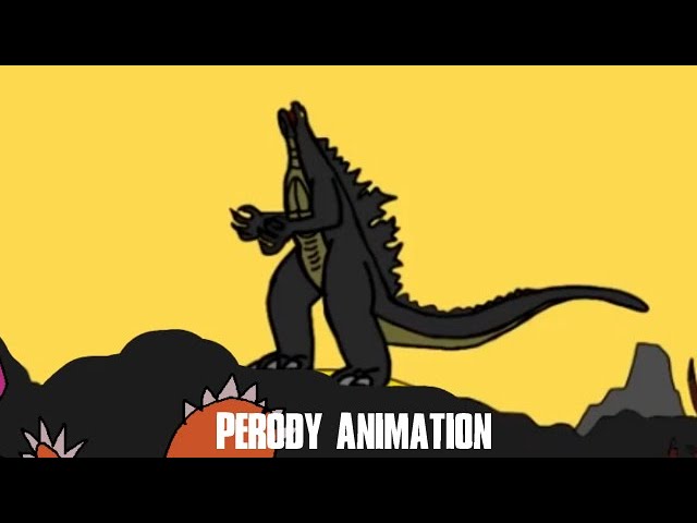 Godzilla Kotm ending Animation perody (Style ppg)