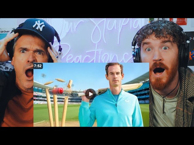 Can Andy Murray Survive 100mph Cricket Ball? REACTION!!