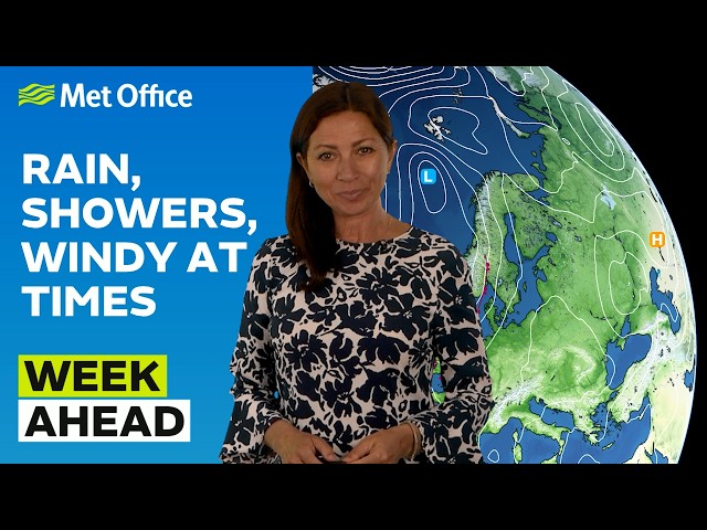 Week Ahead 14/09/2026 – Wetter, windier, brighter – Met Office weather forecast UK