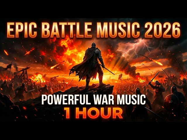 Epic Battle Music 2026 ⚔️ 1 Hour Most Powerful Orchestral War Music for Trailers & Gaming