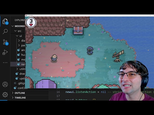 I'm thankful for MOONSHIRE MONDAY #love2d #lua