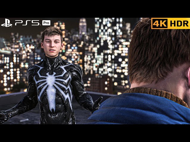 (PS5 PRO) Harry Osborn & Venom-Spider Vs Kraven Hunters | 4K HDR |
