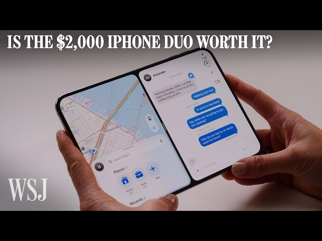 I Tested Apple’s iPhone Duo for a Week. Is It Worth $2K? | WSJ