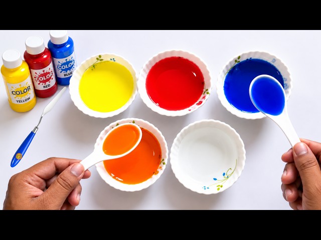 Learn Colors With  Paint | Color Mixing for Kids & Toddlers | Colors for Children and Toddlers