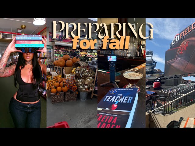 PREPARING FOR FALL IN NYC 🍂📚 | Italian Festival, Trader Joe’s, Book Shopping & Fall Activities 