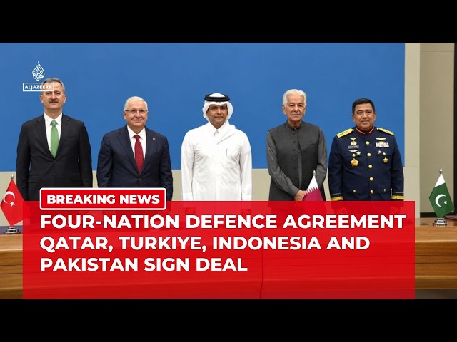 Qatar, Turkiye, Pakistan and Indonesia sign defence production agreement