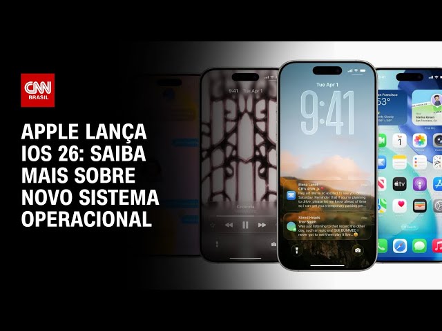 iOS 26: Apple libera novo sistema operacional | LIVE CNN