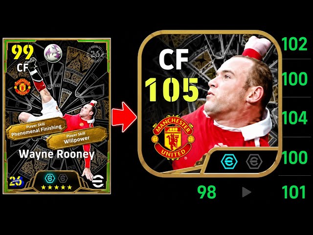 FREE Epic Wayne Rooney BEST Training Guide 🔥 eFootball 2026 Mobile