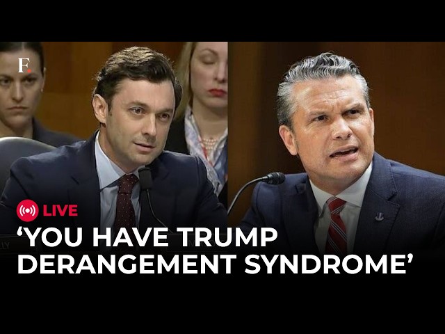 US Senate LIVE: Pete Hegseth Snaps at Jon Ossoff During Heated Senate Clash Over Iran Claims