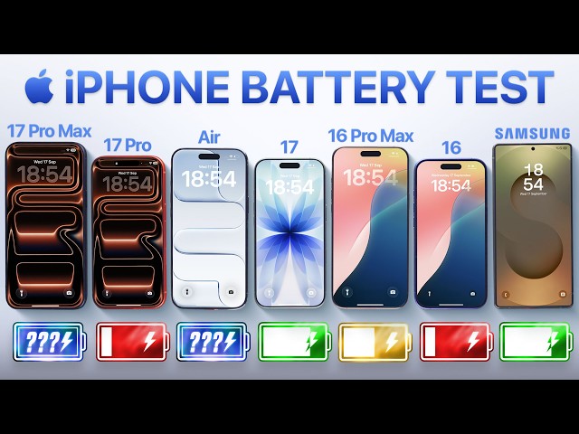iPhone 17 Ultimate Battery Test!