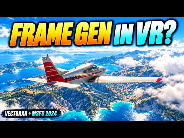 VectorXR in VR | A Beautiful Flight Over Greece in MSFS 2024