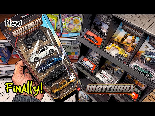 Matchbox The Movie - 5 Packs + Moving Parts 