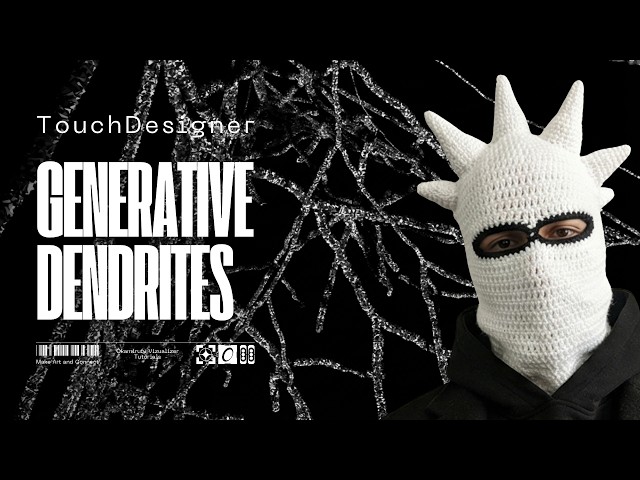 TouchDesigner Tutorial: Create Organic Dendrites with L-Systems (Easy)