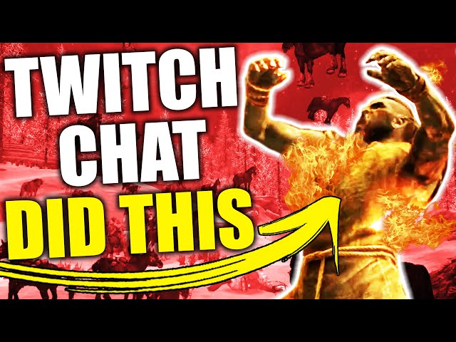 Skyrim but it's destroyed by twitch chat