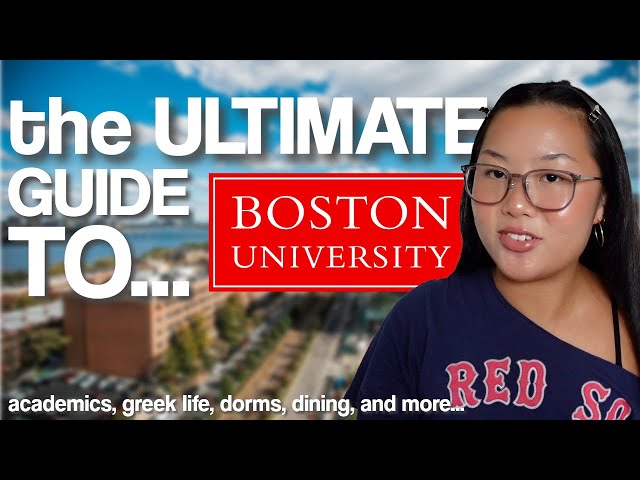 the ULTIMATE guide to BOSTON UNIVERSITY📚 (dorms, greek life, academics, and more!)