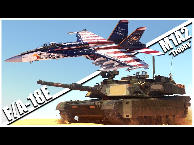 The "Untouchable" American Underdogs of Top Tier - M1A2 Trophy & F/A-18E - War Thunder