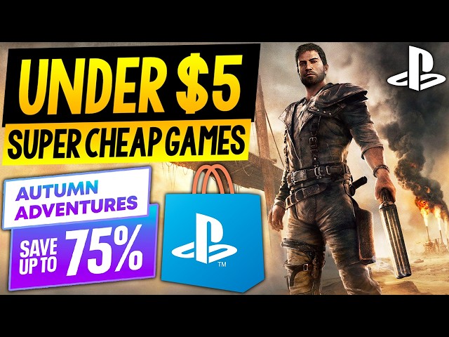 15 GREAT PSN Game Deals UNDER $5 - PSN Autumn Adventures Sale SUPER CHEAP PS5/PS4 Games!