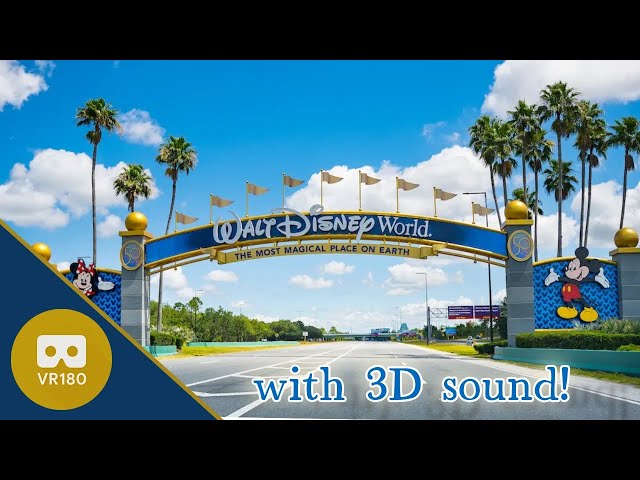 VR180 - Disney World Scenery Compilation