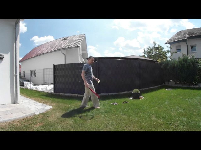 360° Badminton spielen