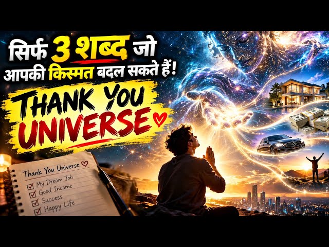 Thank the Universe, then watch what happens! | Law of Attraction #ThankYouUniverse #LawOfAttraction