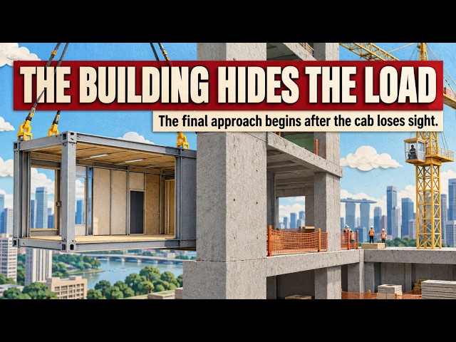 How Do Crane Operators Land Loads They Can't See?