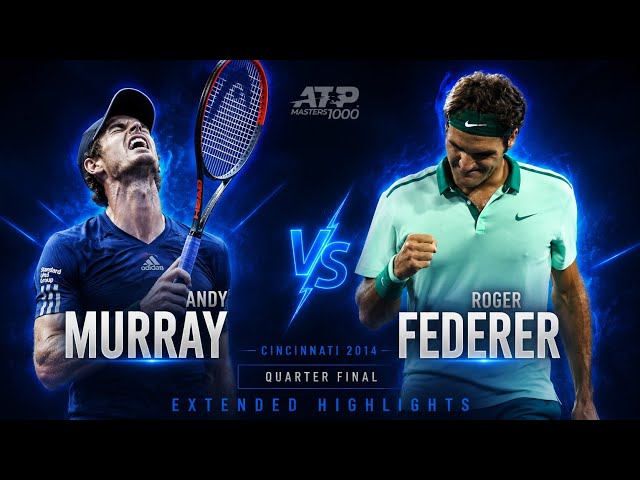 Roger Federer v. Andy Murray | Cincinnati 2014 Highlights 