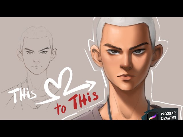 How to Color Face digital art by procreate ✨