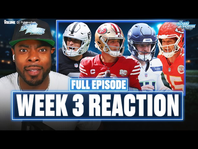 NFL Week 3 REACTION: 49ers-Cardinals, Seahawks-Commanders, Chiefs, Raiders & Bills remain undefeated