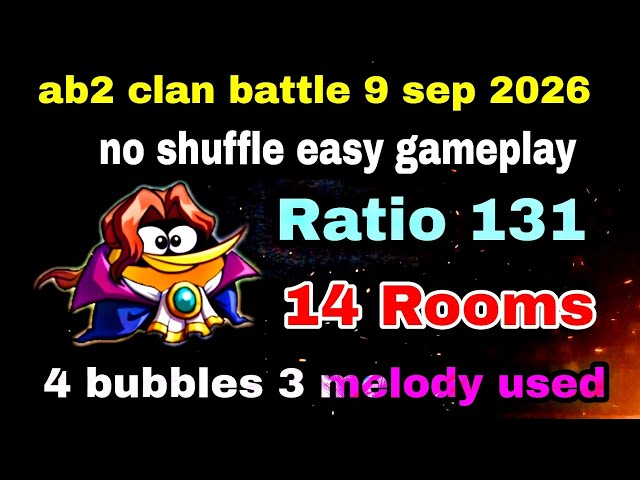 Angry birds 2 clan battle 9 sep 2026 no shuffle easy gameplay 4 bubbles #ab2 clan battle today