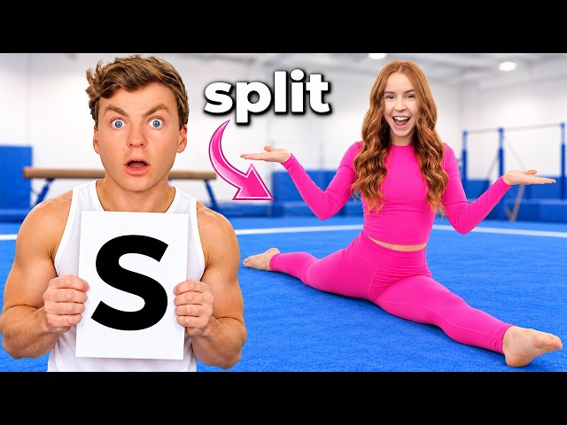 Pick A Letter, Do The Gymnastics Trick!