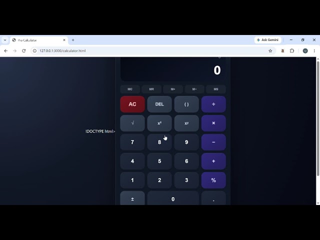 He Built an Ultimate Project Using HTML, CSS & JavaScript 🔥 | Professional Web Development #coding