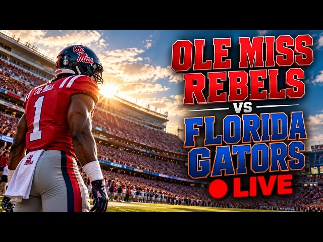 Ole Miss Rebels VS Florida Gators | NCAA Football Coverage