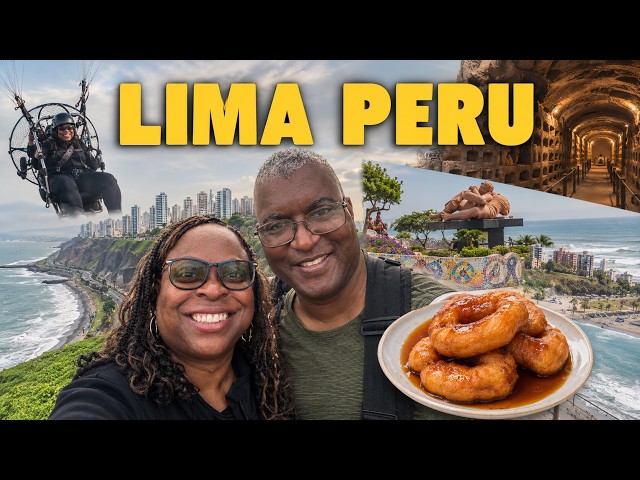 LIMA PERU 🇵🇪 First Time! Food, Culture & Flying Over the Cliffs #peru #lima #limaperu