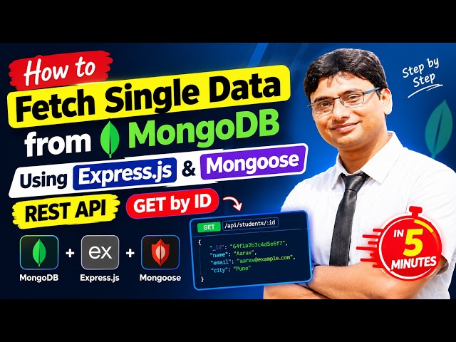 How to Fetch Single Data from MongoDB Using Express.js & Mongoose | REST API