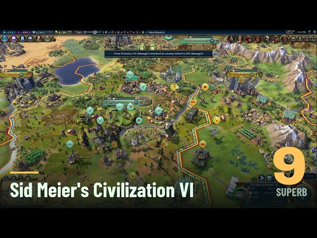 Sid Meier's Civilization VI Review in 120 Seconds