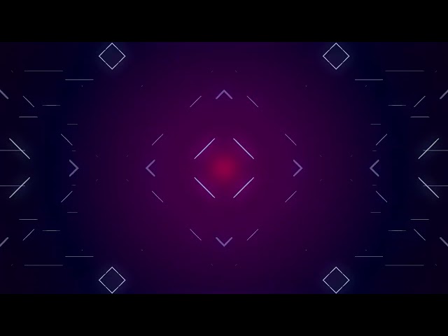 Abstract Neon Geometric Tunnel VJ Loop 4K | Hypnotic Purple & Pink Lights Motion Background