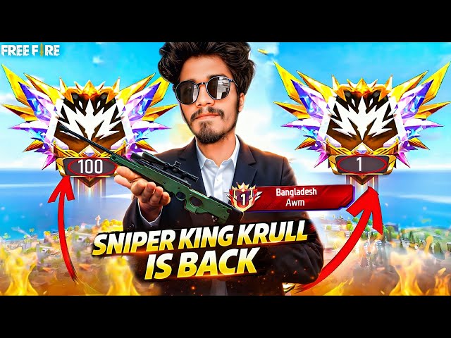 2M COMING SOON || V badge Sniper King ✌ Free Fire LIVE!