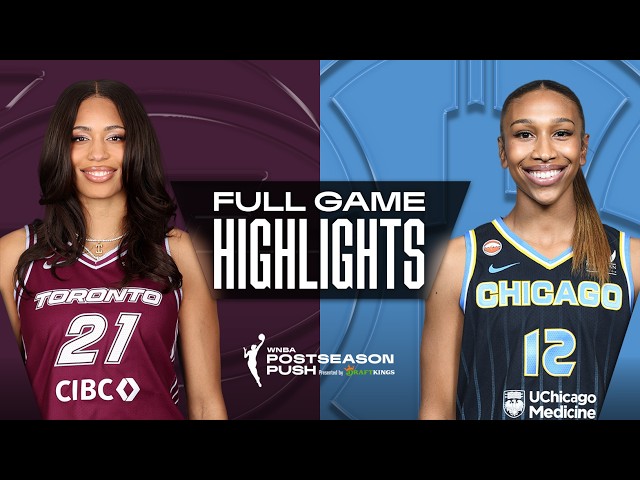 Toronto Tempo vs. Chicago Sky | FULL GAME HIGHLIGHTS | September 22, 2026
