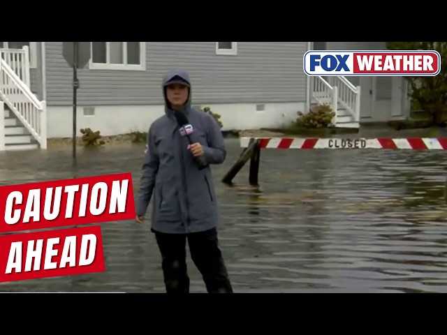 Nor'easter Flooding Overtakes Ocean City, New Jersey