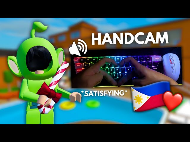I Almost BREAK My KEYBOARD.. Playing MM2 with HANDCAM (Murder Mystery 2)