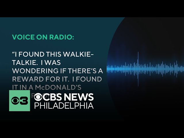 Man finds fire department radio in Philadelphia McDonald's bathroom